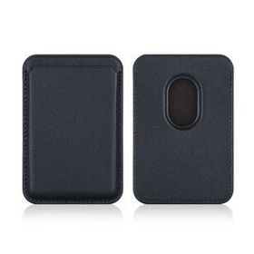 Smcase iPhone 13 Kartlıklı Cardsafe Deri Mıknatıslı Silikon Siyah Cep Telefonu Kılıfı