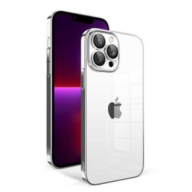 Smcase iPhone 13 Pro Max Gold Garaj Kamera Korumalı Tareks Sert Kapak Cep Telefonu Kılıfı