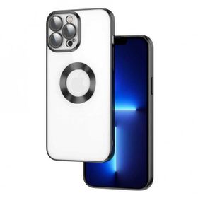 Smcase iPhone 13 Pro Max Lacivert Kamera Korumalı Omega Lazer Silikon Cep Telefonu Kılıfı