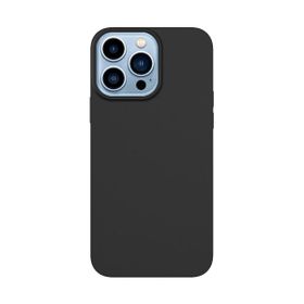 Smcase iPhone 13 Pro Max Oley Soft Tpu İçi Süet Silikon Lacivert Cep Telefonu Kılıfı