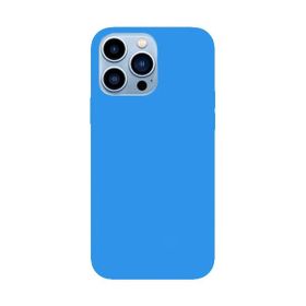 Smcase iPhone 13 Pro Max Oley Soft Tpu İçi Süet Silikon Lacivert Cep Telefonu Kılıfı