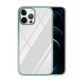 Smcase iPhone 13 Pro Pixel Tareks Sert Silikon Nano Ekran Koruyucu Yeşil Cep Telefonu Kılıfı