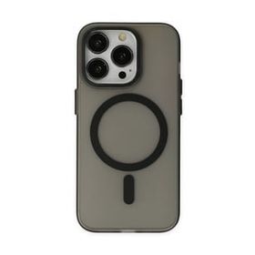 Smcase iPhone 14 Pro Max Magsafe Wiriless Özellikli Hibrit Armor Alphin Kapak Siyah Cep Telefonu Kılıfı
