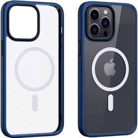 Smcase iPhone 14 Pro Max Manyetik Wiriless Destekli Krom Silikon Siyah Cep Telefonu Kılıfı