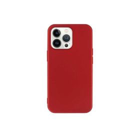 Smcase iPhone 14 Pro Max Mat Premier Tpu Silikon Nano Ekran Koruyucu Kırmızı Cep Telefonu Kılıfı