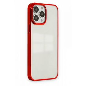 Smcase iPhone 14 Pro Pixel Bumper Sert Silikon Siyah Cep Telefonu Kılıfı