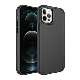 Smcase iPhone 14 Pro Shield Pc Botox Sert Kapak Siyah Cep Telefonu Kılıfı