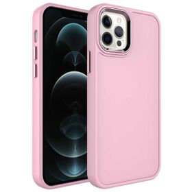 Smcase iPhone 14 Pro Shield Pc Botox Sert Kapak Siyah Cep Telefonu Kılıfı