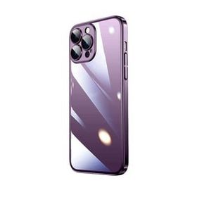 Smcase iPhone 14 Pro Tareks Rixos Sert Kapak Mor Cep Telefonu Kılıfı