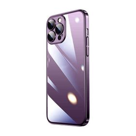 Smcase iPhone 14 Pro Tareks Rixos Sert Kapak Mor Cep Telefonu Kılıfı