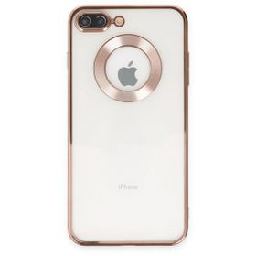 Smcase iPhone 8 Plus Kamera Korumalı Omega Slote Lazer Silikon Siyah Cep Telefonu Kılıfı