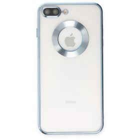 Smcase iPhone 8 Plus Kamera Korumalı Omega Slote Lazer Silikon Siyah Cep Telefonu Kılıfı