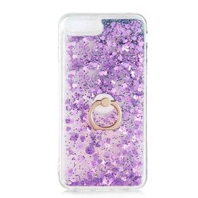 Smcase iPhone 8 Plus Milce Yüzüklü Sulu Silikon Pembe Cep Telefonu Kılıfı