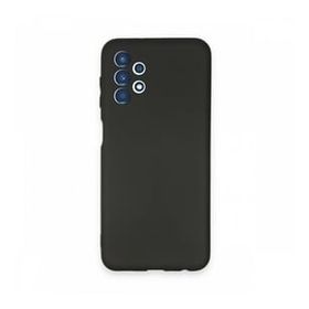 Smcase Samsung Galaxy A13 4G Kamera Korumalı Biye Silikon Siyah Cep Telefonu Kılıfı