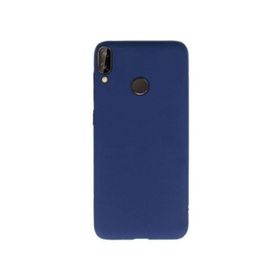 Smcase Samsung Galaxy A20S Lüks Silikon Tam Kapatan Cam Lacivert Cep Telefonu Kılıfı