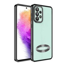 Smcase Samsung Galaxy A33 5G Kamera Korumalı Omega Lazer Silikon Gold Cep Telefonu Kılıfı