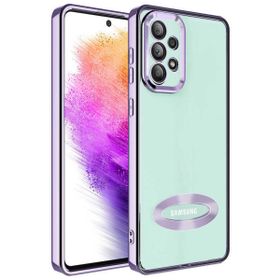 Smcase Samsung Galaxy A33 5G Kamera Korumalı Omega Lazer Silikon Gold Cep Telefonu Kılıfı