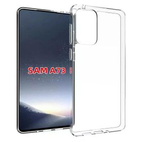 Smcase Samsung Galaxy A73 Lüks Korumalı Tpu Silikon Nano Şeffaf Cep Telefonu Kılıfı