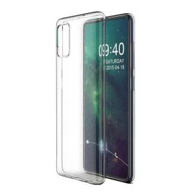 Smcase Samsung Galaxy A81 Lüks Silikon Nano Şeffaf Cep Telefonu Kılıfı
