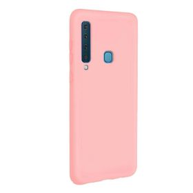 Smcase Samsung Galaxy A9 2018 Soft Touch Silikonlu Nano Sarı Cep Telefonu Kılıfı