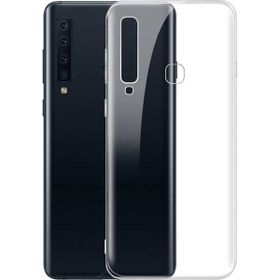 Smcase Samsung Galaxy A9 2018 Süper İnce Arka Kapak Şeffaf Nano Glass Silikon Cep Telefonu Kılıf