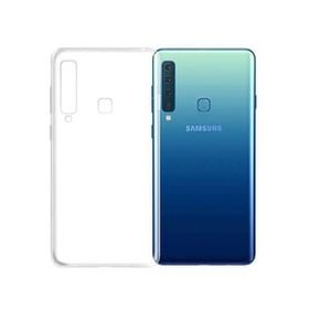 Smcase Samsung Galaxy A9 2018 Süper İnce Arka Kapak Şeffaf Nano Glass Silikon Cep Telefonu Kılıf