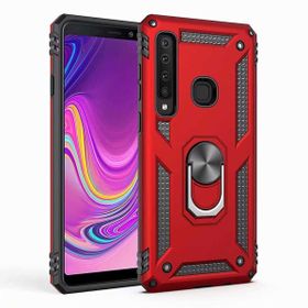 Smcase Samsung Galaxy A9 2018 Vega Yüzüklü Tank Kapak Nano Rose Gold Cep Telefonu Kılıfı