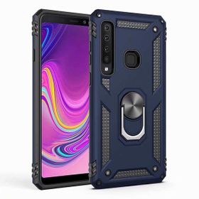 Smcase Samsung Galaxy A9 2018 Vega Yüzüklü Tank Kapak Nano Rose Gold Cep Telefonu Kılıfı
