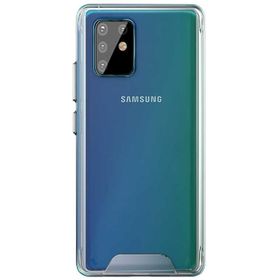 Smcase Samsung Galaxy A91 Gard Darbeye Dayanıklı Silikon Nano Şeffaf Cep Telefonu Kılıfı