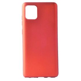 Smcase Samsung Galaxy A91 Lüks Mat Silikon Tam Kapatan Lacivert Cep Telefonu Kılıfı
