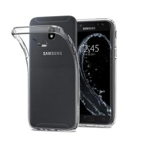 Smcase Samsung Galaxy J4 Silikon Cam Şeffaf Cep Telefonu Kılıfı