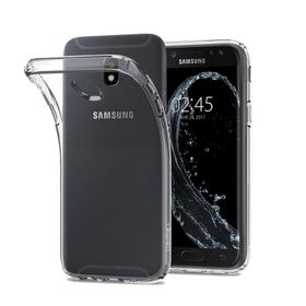 Smcase Samsung Galaxy J4 Silikon Cam Şeffaf Cep Telefonu Kılıfı