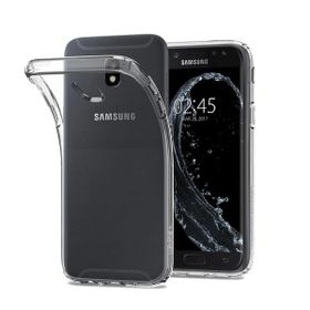 Smcase Samsung Galaxy J4 Silikon Cam Şeffaf Cep Telefonu Kılıfı