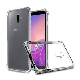 Smcase Samsung Galaxy J6 Plus Darbe Korumalı Silikon Nano Şeffaf Cep Telefonu Kılıfı