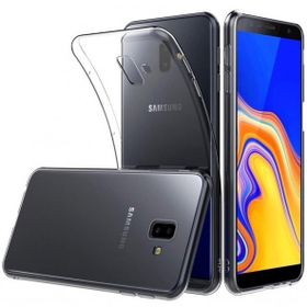 Smcase Samsung Galaxy J6 Plus Silikon Nano Şeffaf Cep Telefonu Kılıfı