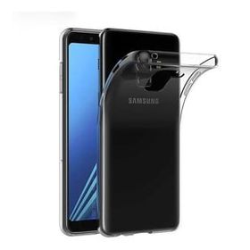 Smcase Samsung Galaxy J6 Silikon Cam Şeffaf Cep Telefonu Kılıfı