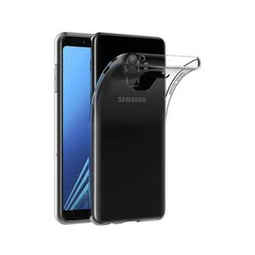 Smcase Samsung Galaxy J6 Silikon Cam Şeffaf Cep Telefonu Kılıfı