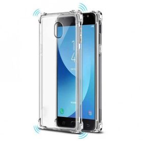 Smcase Samsung Galaxy J7 Pro Darbe Koruma Silikon Nano Şeffaf Cep Telefonu Kılıfı