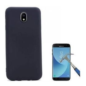 Smcase Samsung Galaxy J7 Pro Lüks Silikon Cam Kırmızı Cep Telefonu Kılıfı