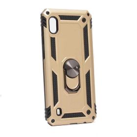 Smcase Samsung Galaxy M10 Vega Yüzüklü Tank Kapak Nano Rose Gold Cep Telefonu Kılıfı