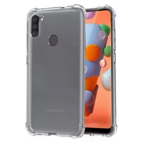Smcase Samsung Galaxy M11 Darbe Korumalı Silikon Nano Şeffaf Cep Telefonu Kılıfı