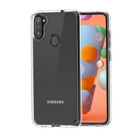 Smcase Samsung Galaxy M11 Gard Darbe Korumalı Silikon Nano Şeffaf Cep Telefonu Kılıfı
