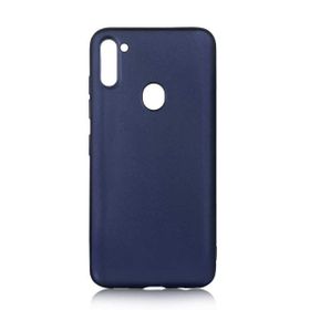 Smcase Samsung Galaxy M11 Lüks Silikon Tam Kapatan Kırmızı Cep Telefonu Kılıfı