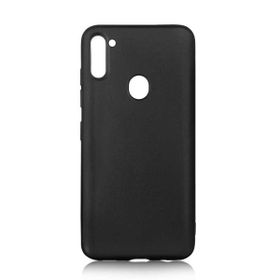 Smcase Samsung Galaxy M11 Lüks Silikon Tam Kapatan Kırmızı Cep Telefonu Kılıfı