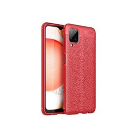 Smcase Samsung Galaxy M12 Deri Dokulu Silikon Nano Lacivert Cep Telefonu Kılıfı