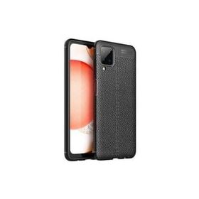 Smcase Samsung Galaxy M12 Deri Dokulu Silikon Nano Lacivert Cep Telefonu Kılıfı