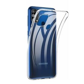 Smcase Samsung Galaxy M21 Lüks Tpu Silikon Nano Şeffaf Cep Telefonu Kılıfı