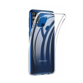 Smcase Samsung Galaxy M21 Lüks Tpu Silikon Nano Şeffaf Cep Telefonu Kılıfı