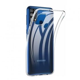 Smcase Samsung Galaxy M21 Lüks Tpu Silikon Nano Şeffaf Cep Telefonu Kılıfı