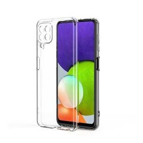 Smcase Samsung Galaxy M22 Kamera Korumalı Süper Silikon Nano Şeffaf Cep Telefonu Kılıfı